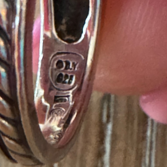 David Yurman Deco Lavender Amethyst and Diamond Sterling Ring Sz 6 - Picture 10 of 10